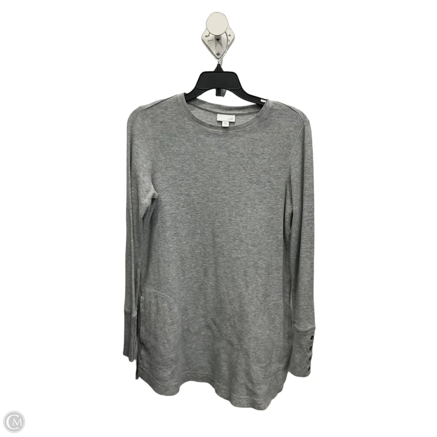 Top Long Sleeve By J. Jill In Grey, Size: Xs