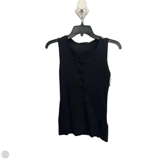 Top Sleeveless By Clothes Mentor In Black, Size: S