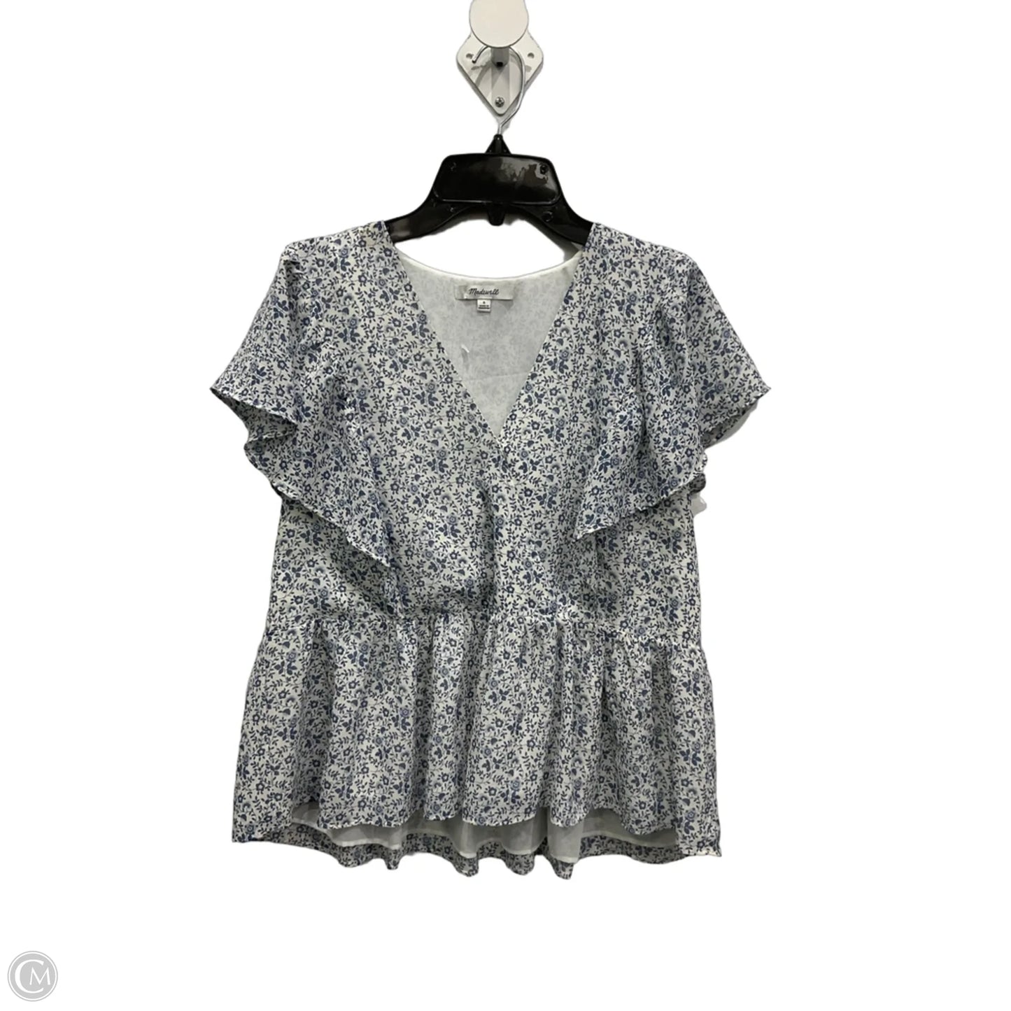 Top Sleeveless By Madewell In Floral Print, Size: S
