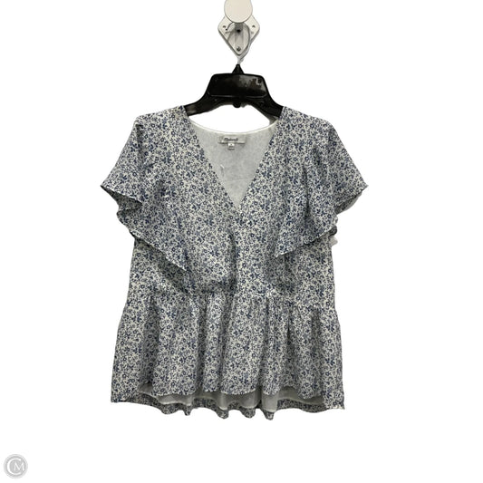 Top Sleeveless By Madewell In Floral Print, Size: S