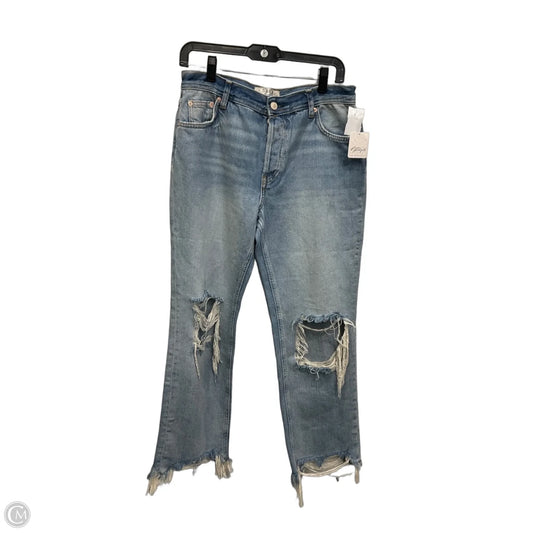 Jeans Cropped By We The Free In Blue Denim, Size: 6