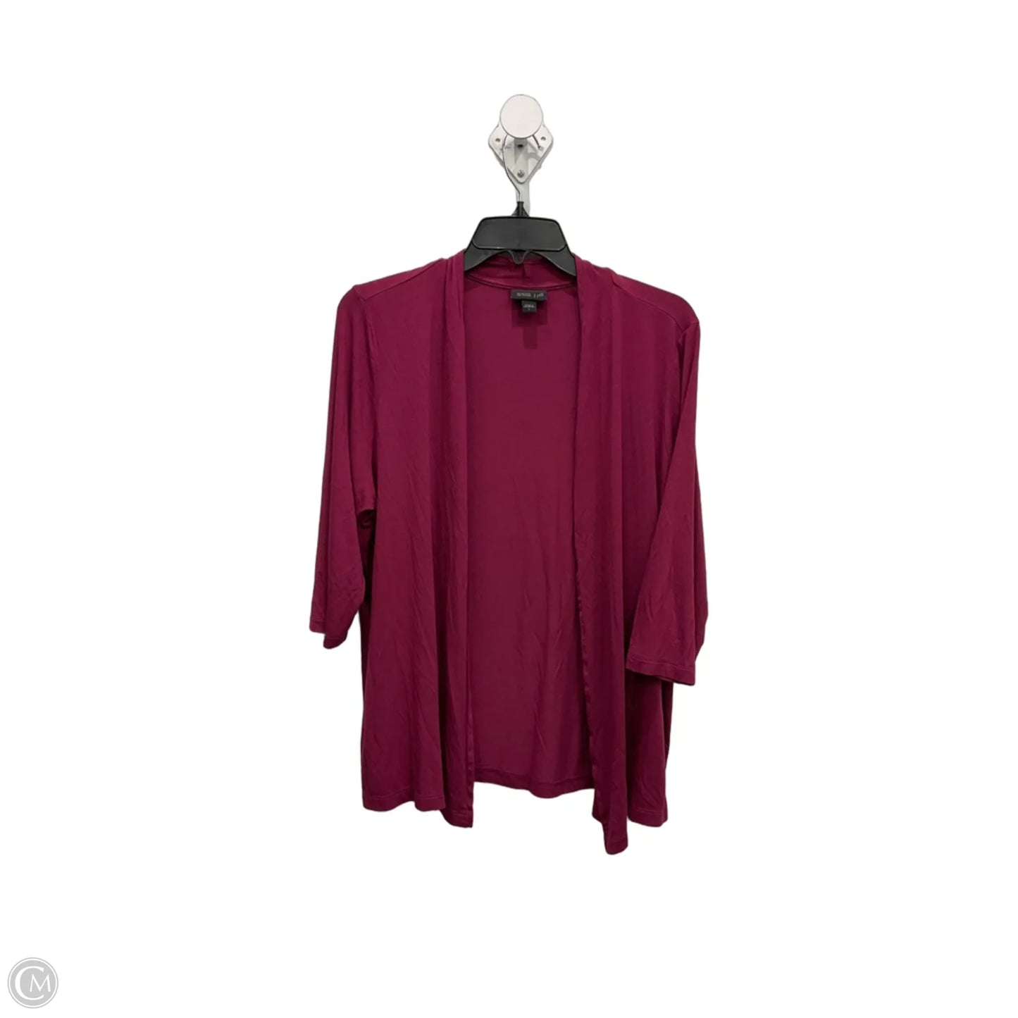 Cardigan By J.marie In Purple, Size: L