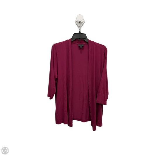 Cardigan By J.marie In Purple, Size: L