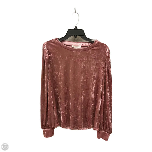Top Long Sleeve By Adyson Parker In Pink, Size: 2x