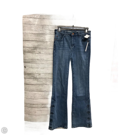 Jeans Straight By Anthropologie In Blue Denim, Size: 2