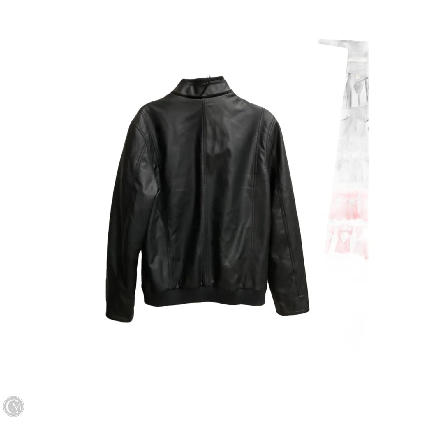 Jacket Leather By Inc In Black, Size: S
