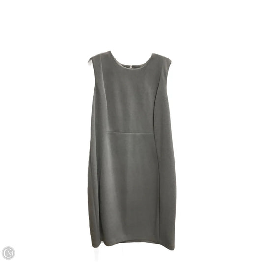 Dress Casual Maxi By Calvin Klein In Grey, Size: 1x