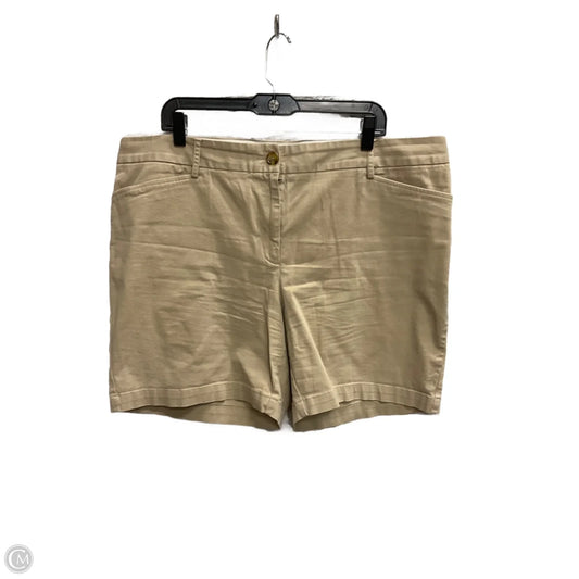 Shorts By Lands End In Tan, Size: 18