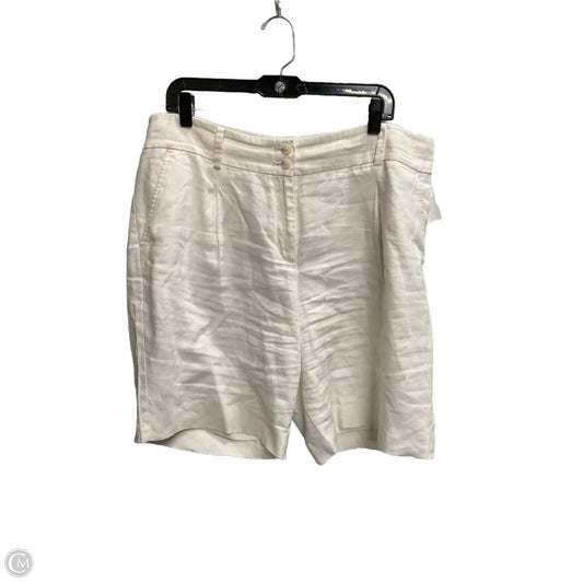 Shorts By Talbots In White, Size: 14