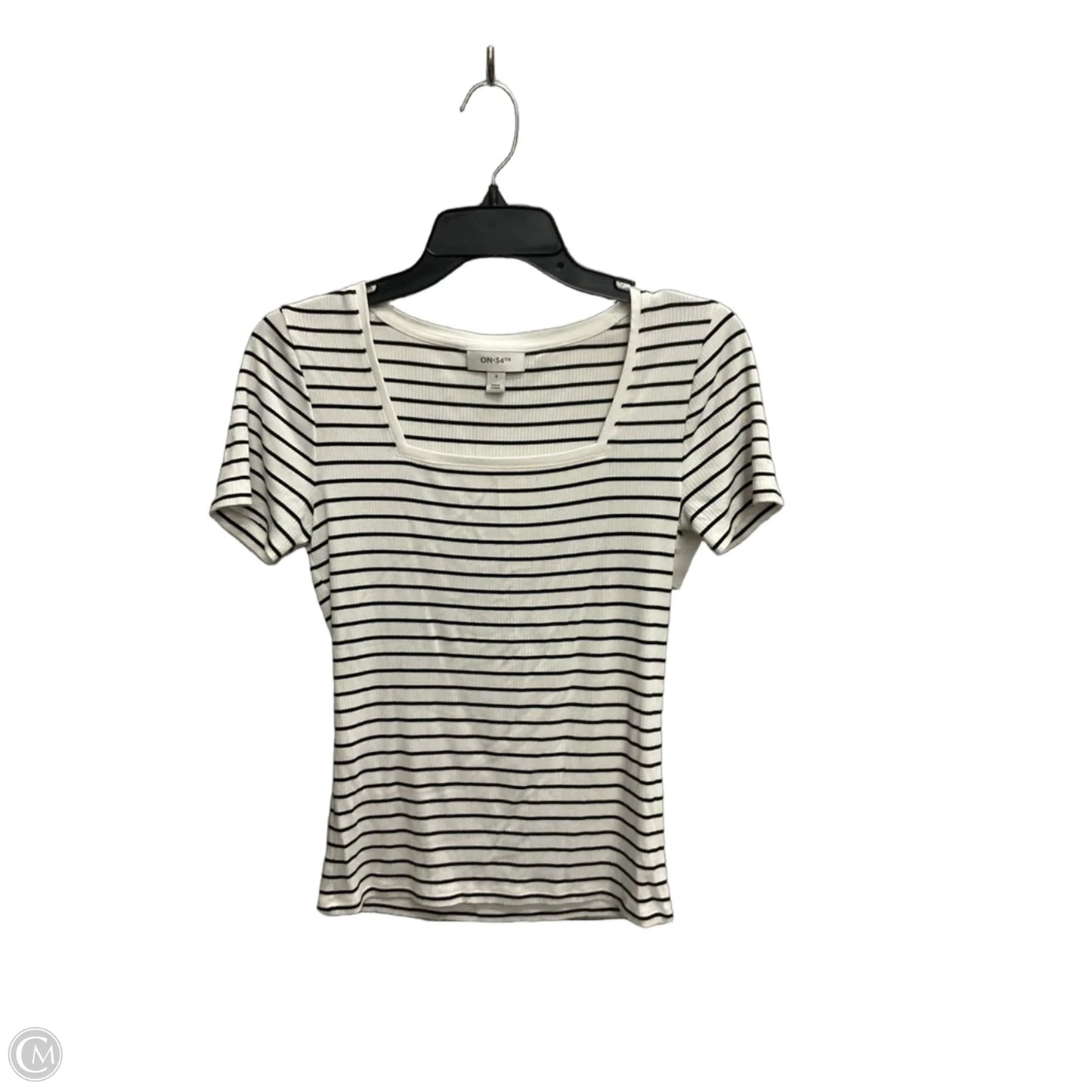 Top Short Sleeve By On 34th In Striped Pattern, Size: S