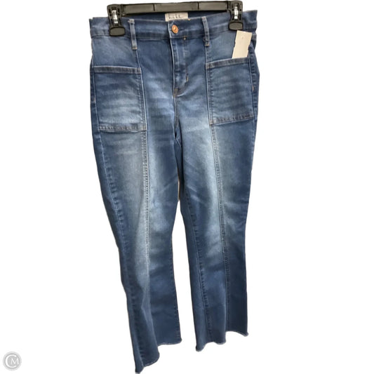 Jeans Boot Cut By Nicole Miller In Blue Denim, Size: 4