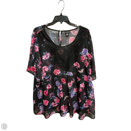 Top Short Sleeve By Torrid In Floral Print, Size: 3x