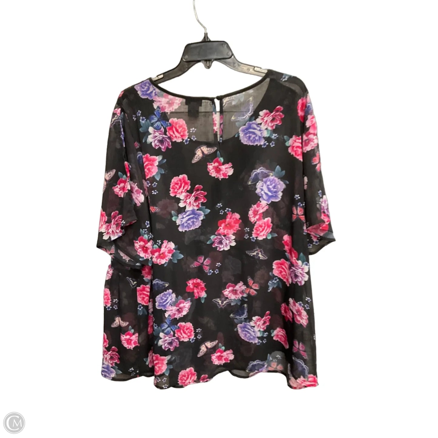 Top Short Sleeve By Torrid In Floral Print, Size: 3x