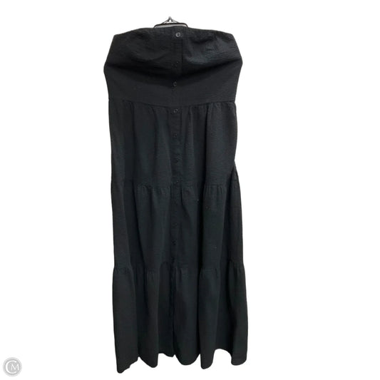 Dress Casual Maxi By Loft In Black, Size: L