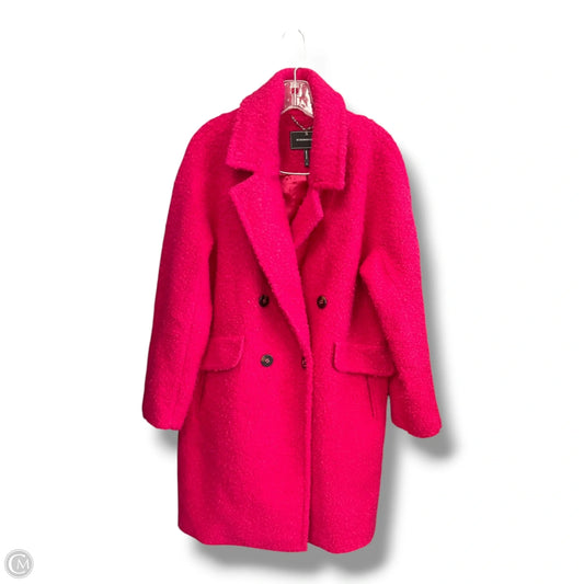 Coat Faux Fur & Sherpa By Bcbgmaxazria In Pink, Size: L