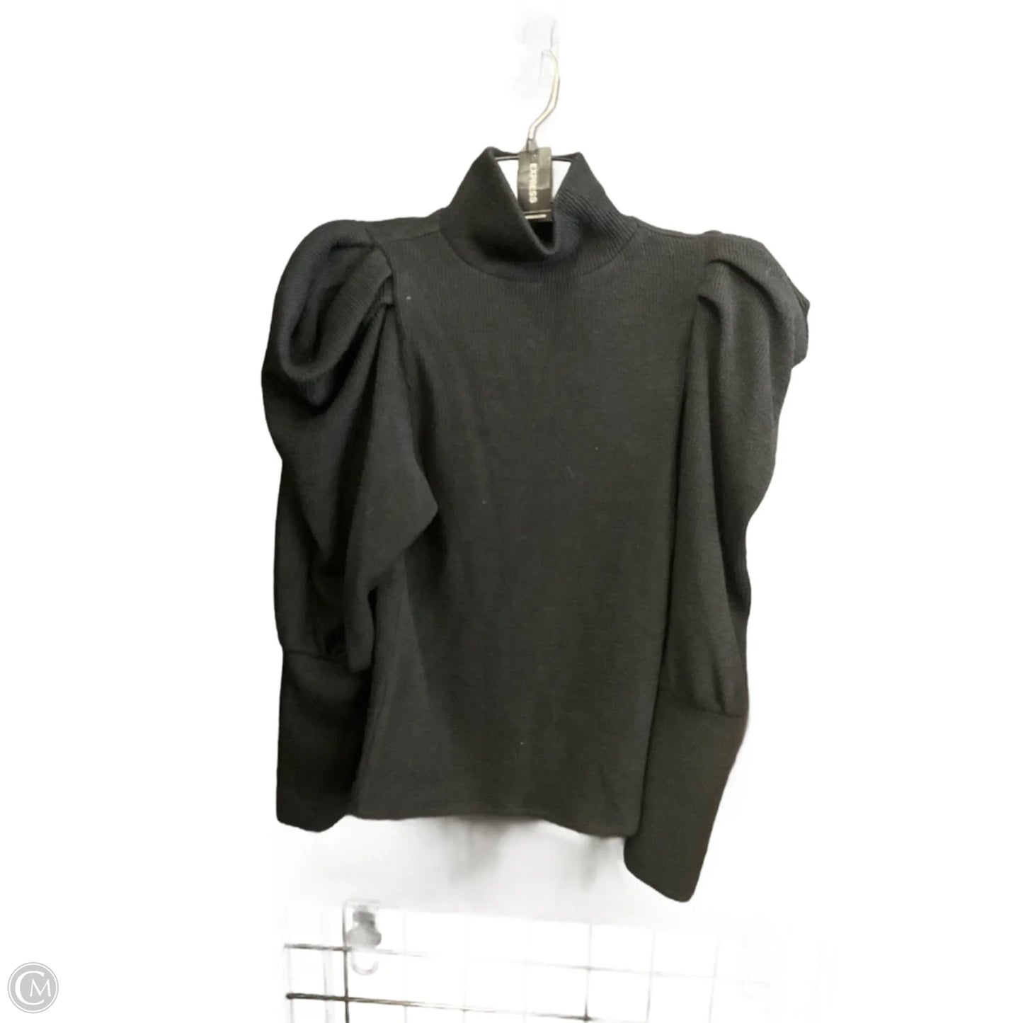 Top Long Sleeve By Express In Black, Size: Xs