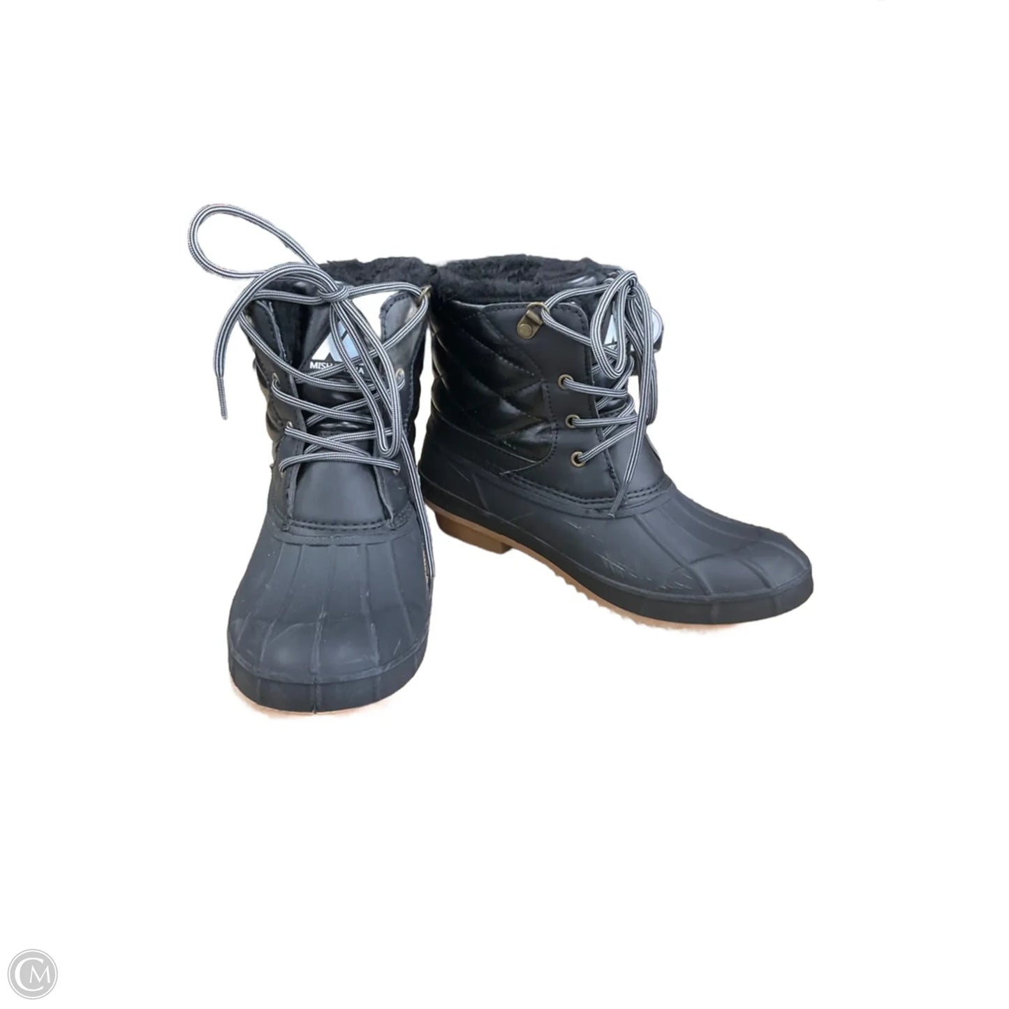 Boots Snow By Clothes Mentor In Black, Size: 6.5