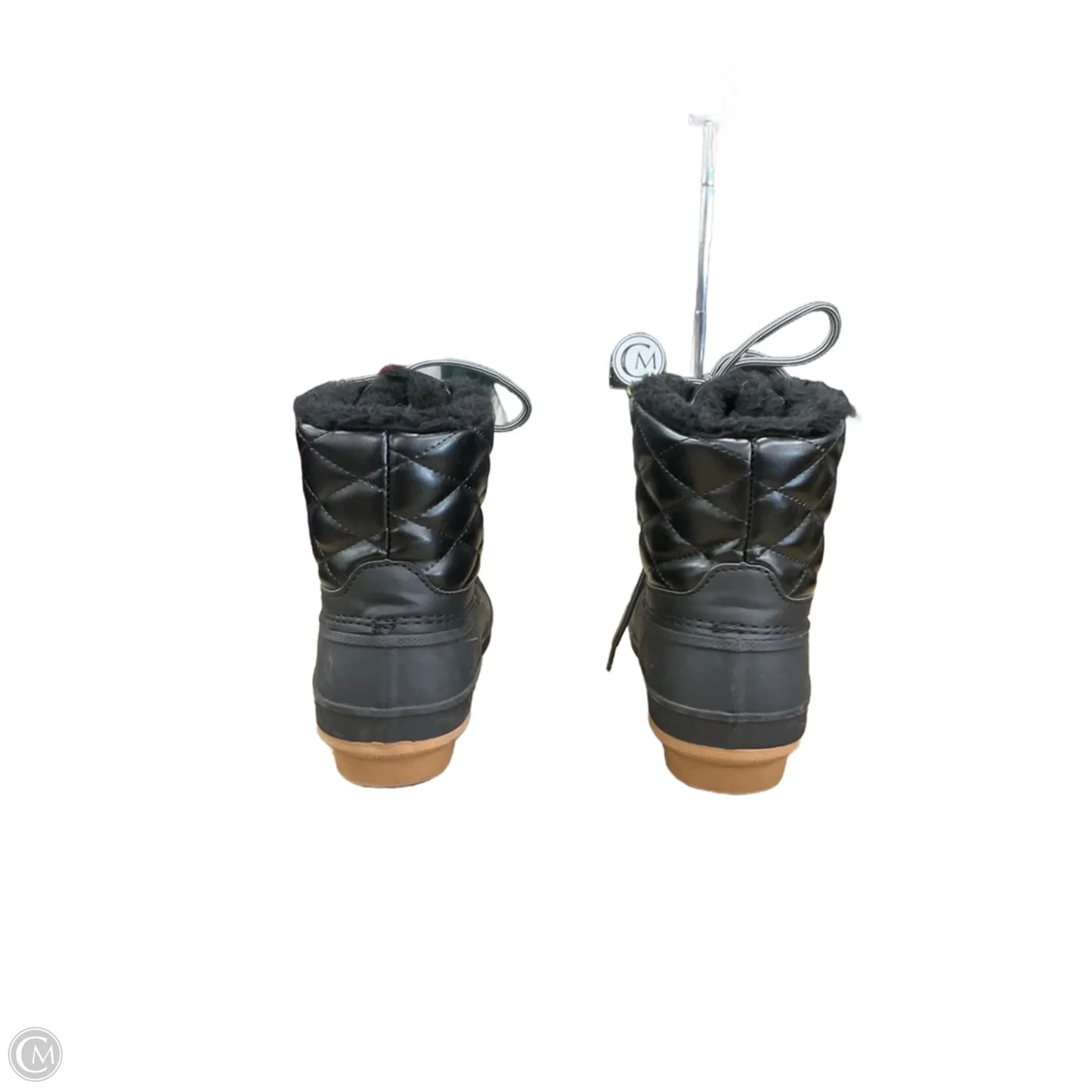 Boots Snow By Clothes Mentor In Black, Size: 6.5