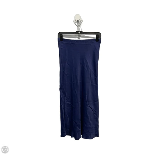 Skirt Maxi By Anthropologie In Navy, Size: Xs