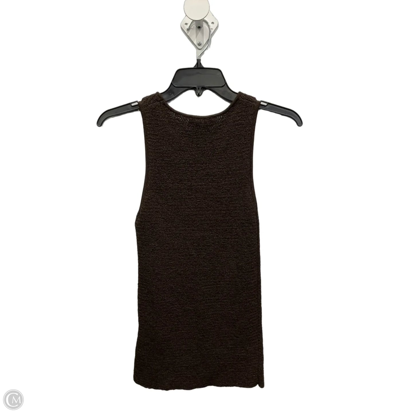 Top Sleeveless By Zara In Brown, Size: Xs