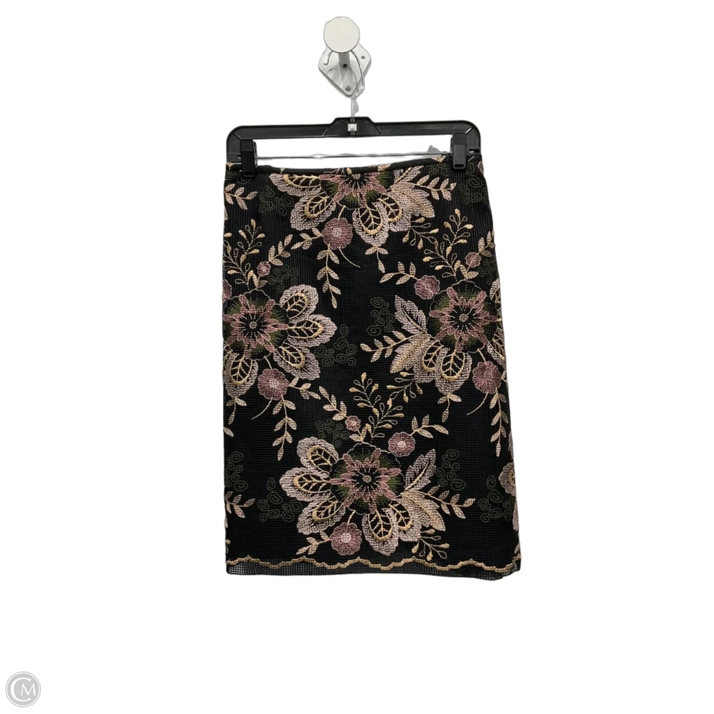 Skirt Midi By Tahari In Black, Size: 16
