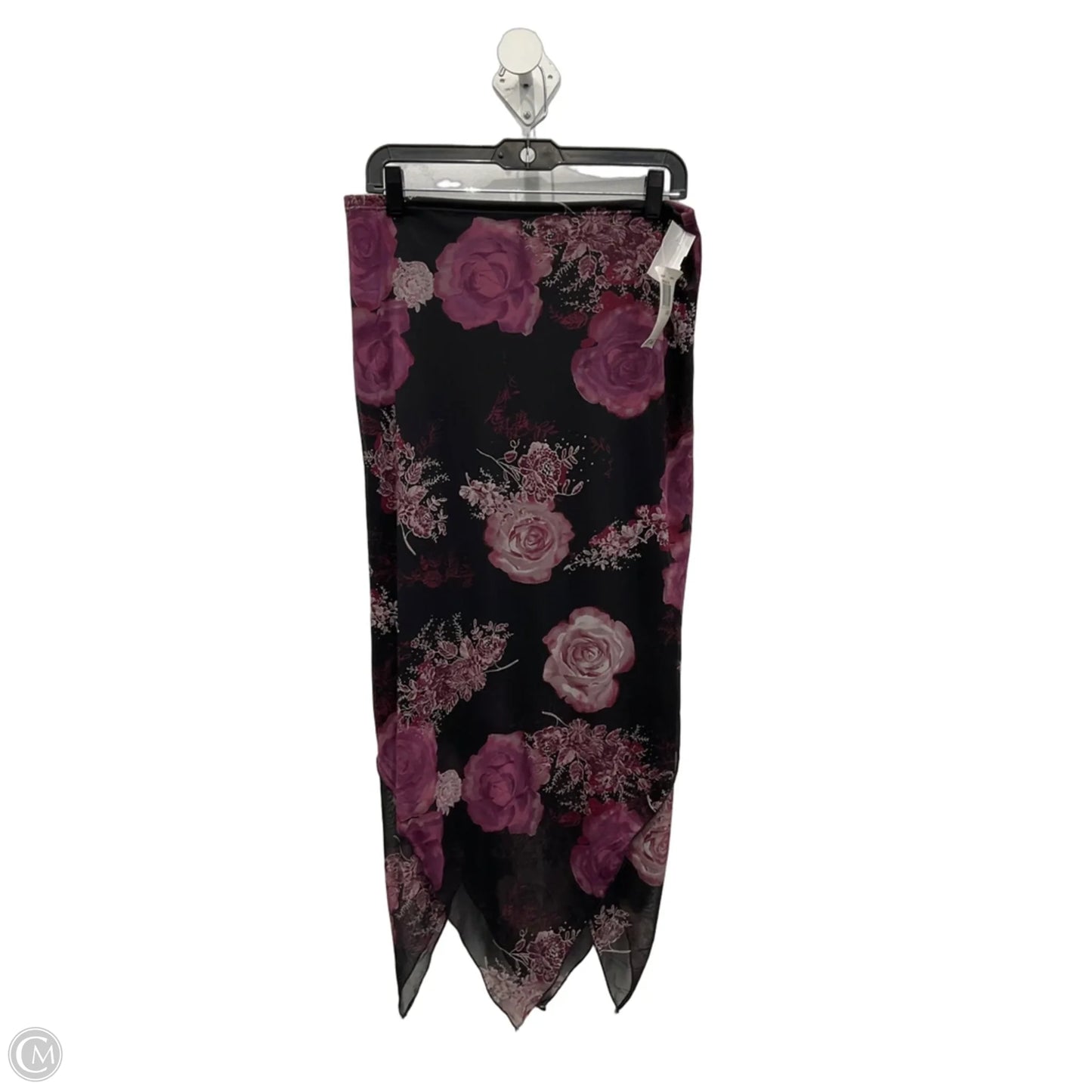Skirt Maxi By Heart And Soul In Black & Purple, Size: 12