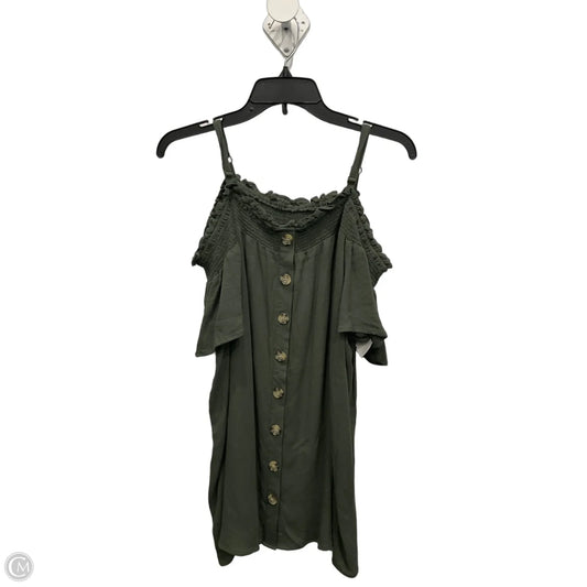 Top Short Sleeve By Torrid In Green, Size: 1x