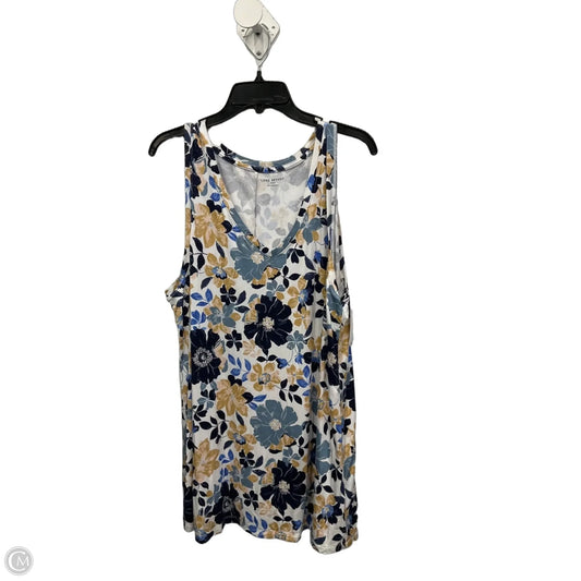 Top Sleeveless By Lane Bryant In Floral Print, Size: Xxl