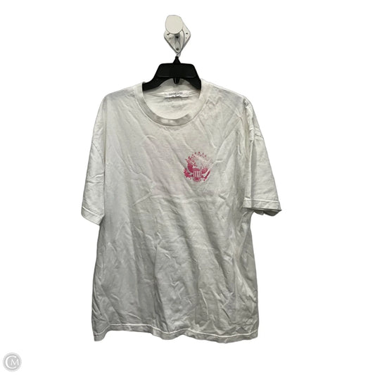 Top Short Sleeve By Free People In White, Size: L