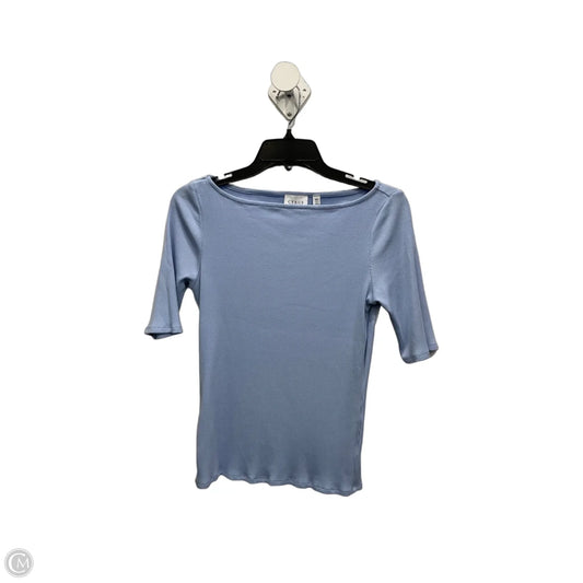 Top 3/4 Sleeve By Cyrus In Blue, Size: M
