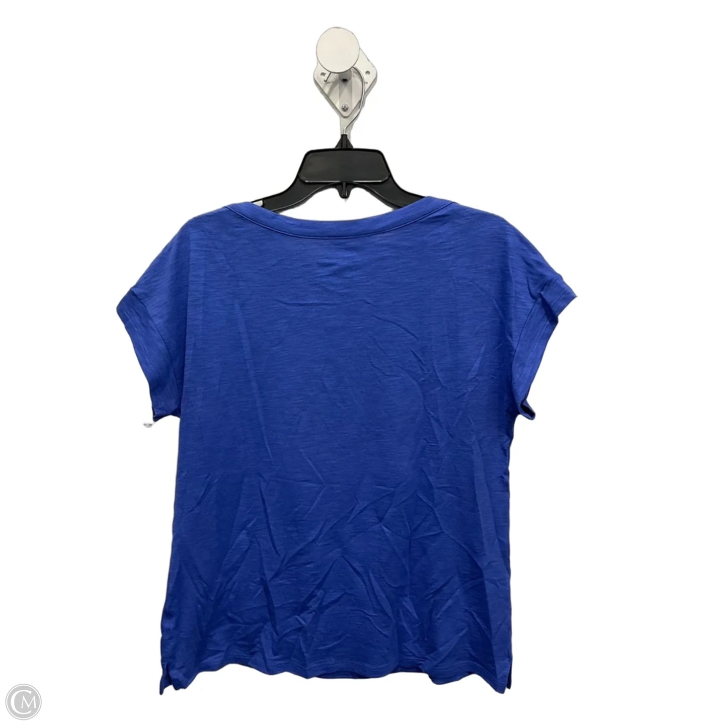 Top Short Sleeve By Talbots In Blue, Size: S