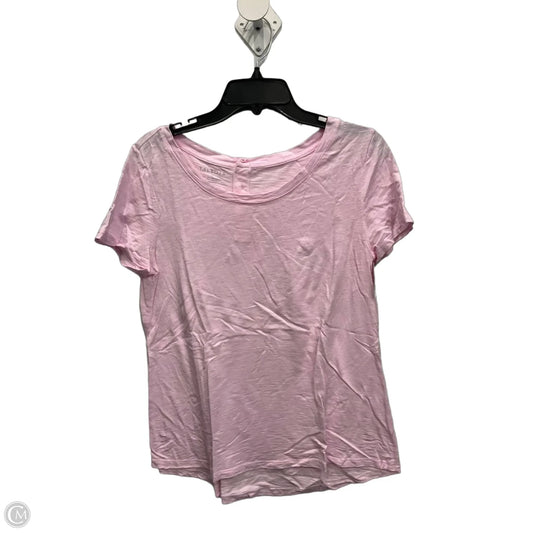 Top Short Sleeve By Talbots In Pink, Size: S
