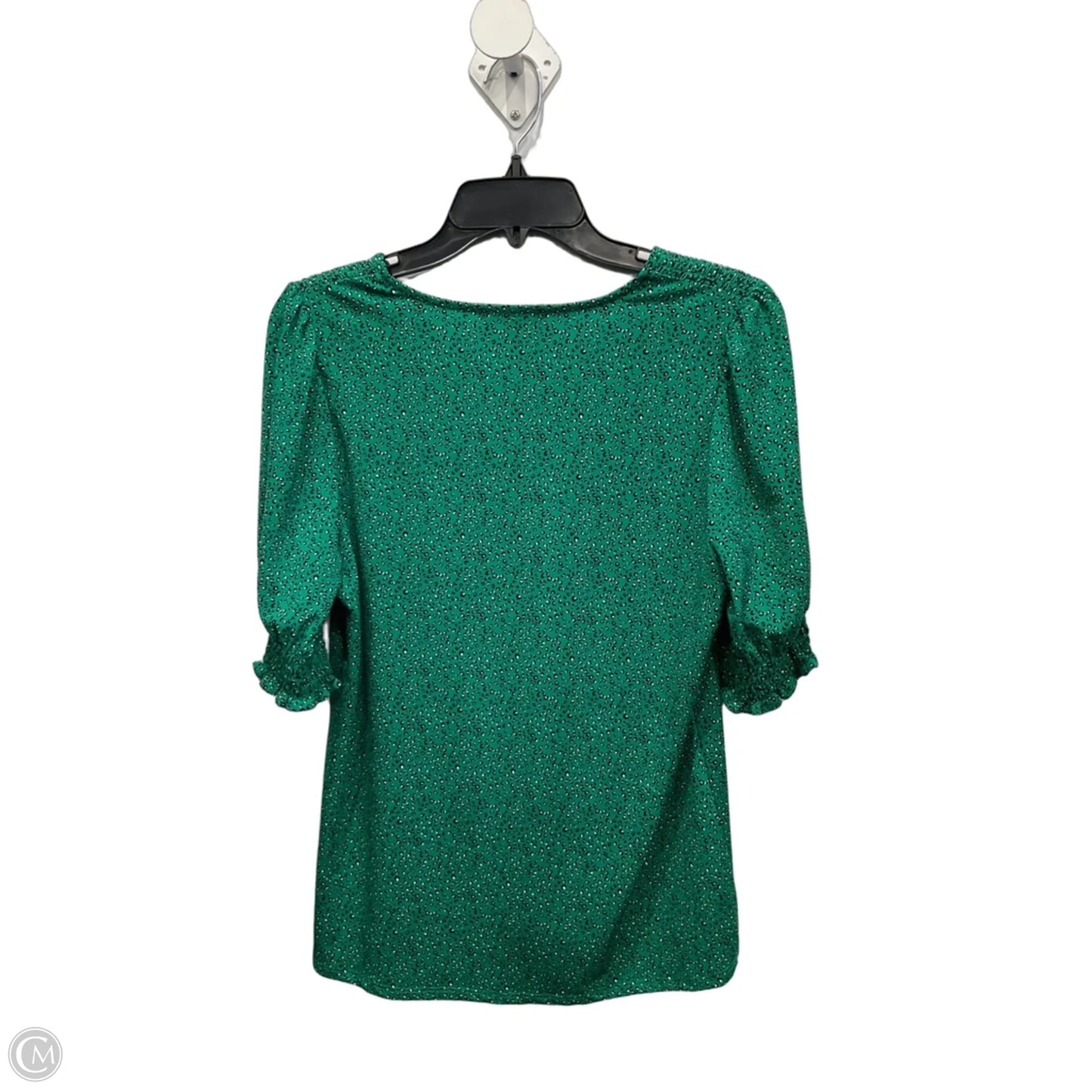 Top Short Sleeve By Adrianna Papell In Green, Size: S
