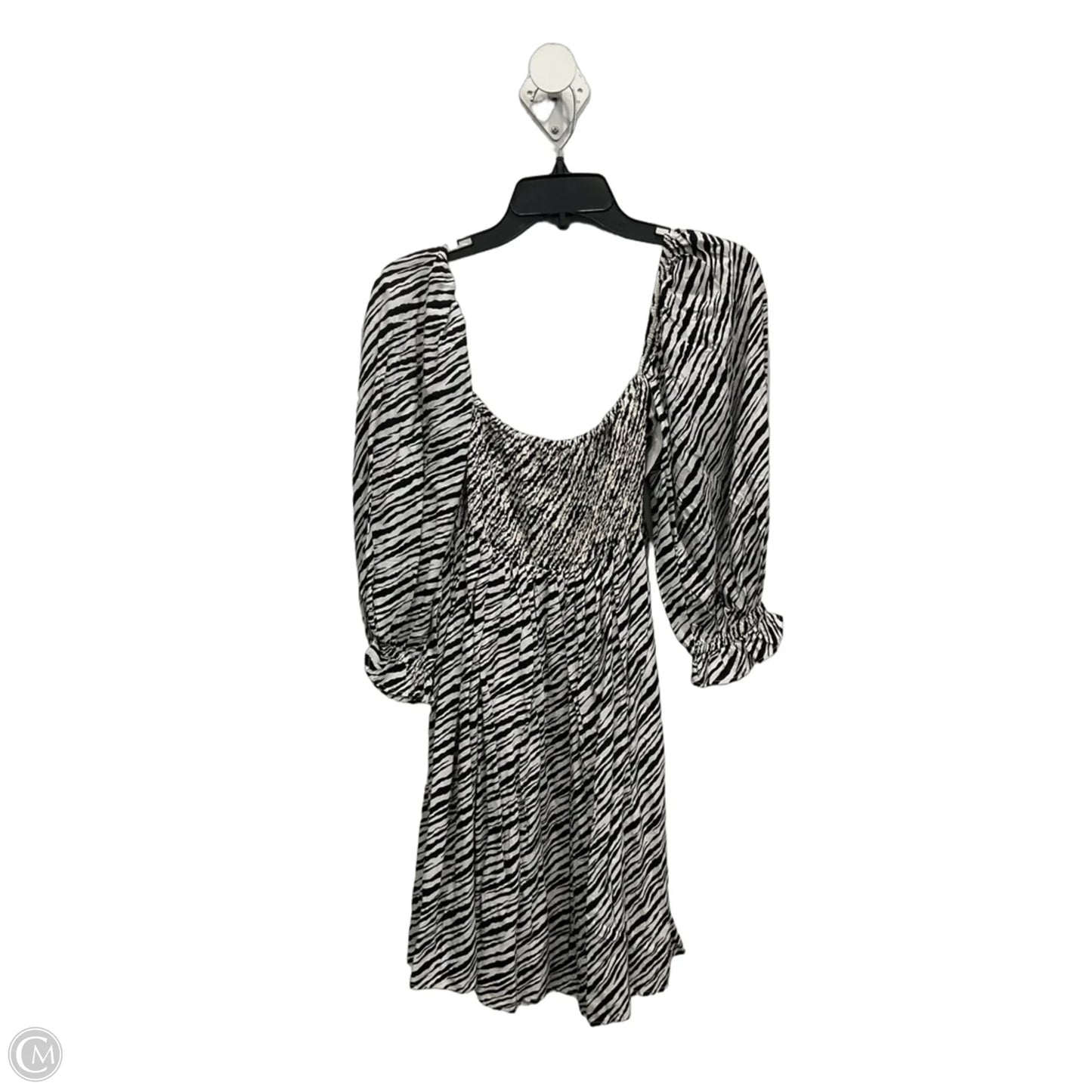 Dress Casual Midi By Faithfull The Brand In Black & White, Size: L