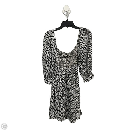 Dress Casual Midi By Faithfull The Brand In Black & White, Size: L