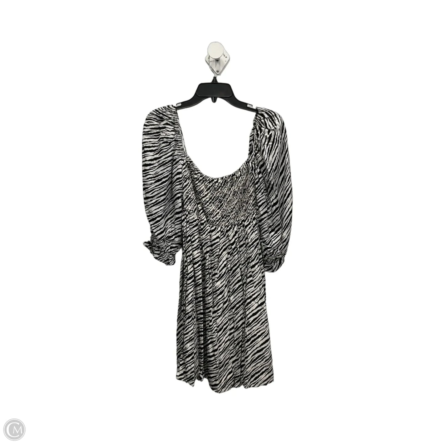 Dress Casual Midi By Faithfull The Brand In Black & White, Size: L
