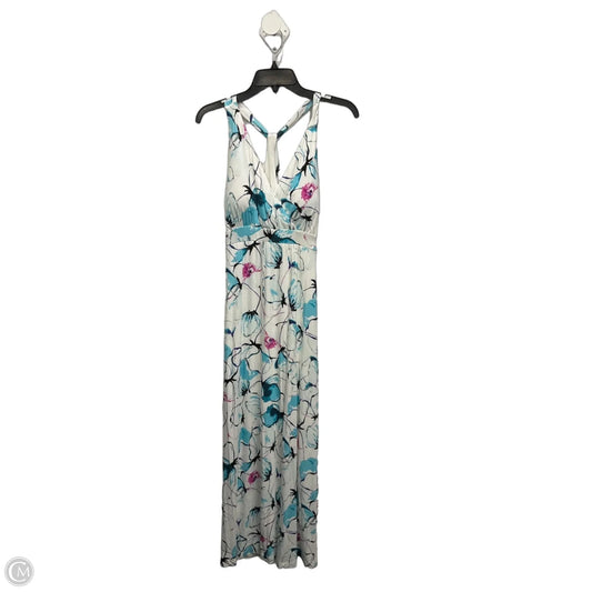 Dress Casual Maxi By Soma In Blue & White, Size: M