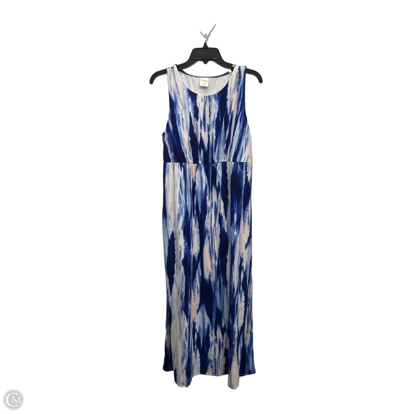 Dress Casual Maxi By Soma In Blue & White, Size: M