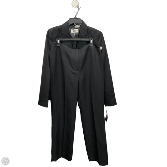 Pants Suit 2pc By Le Suit In Black, Size: 10