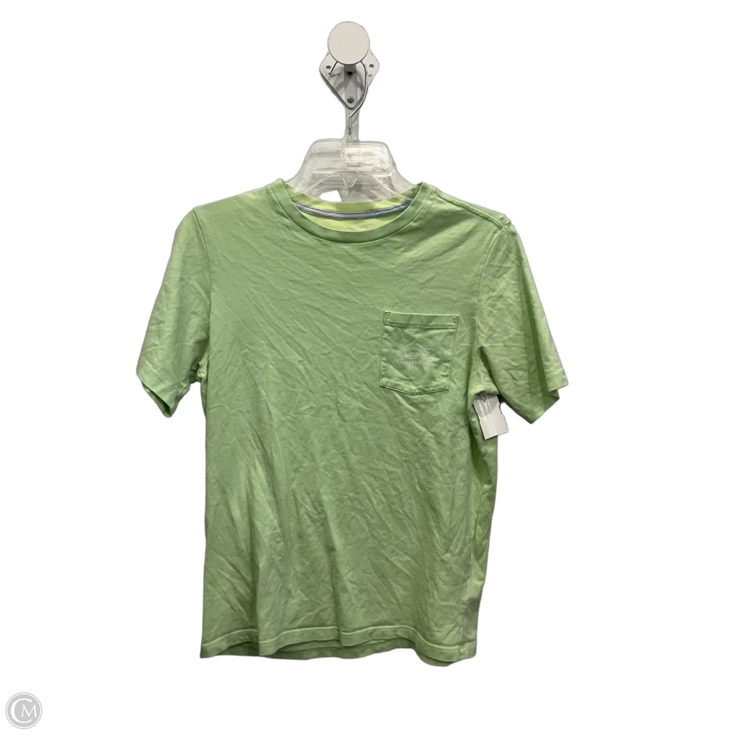 Top Short Sleeve By Vineyard Vines In Green, Size: L