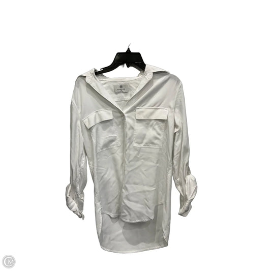 Top Long Sleeve By Michael By Michael Kors In White, Size: S