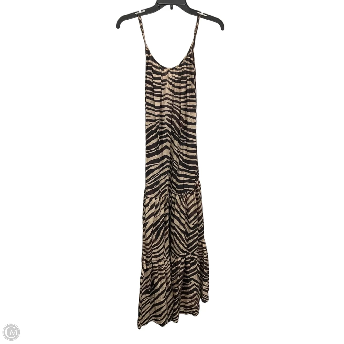Dress Casual Maxi By Banana Republic In Brown, Size: M