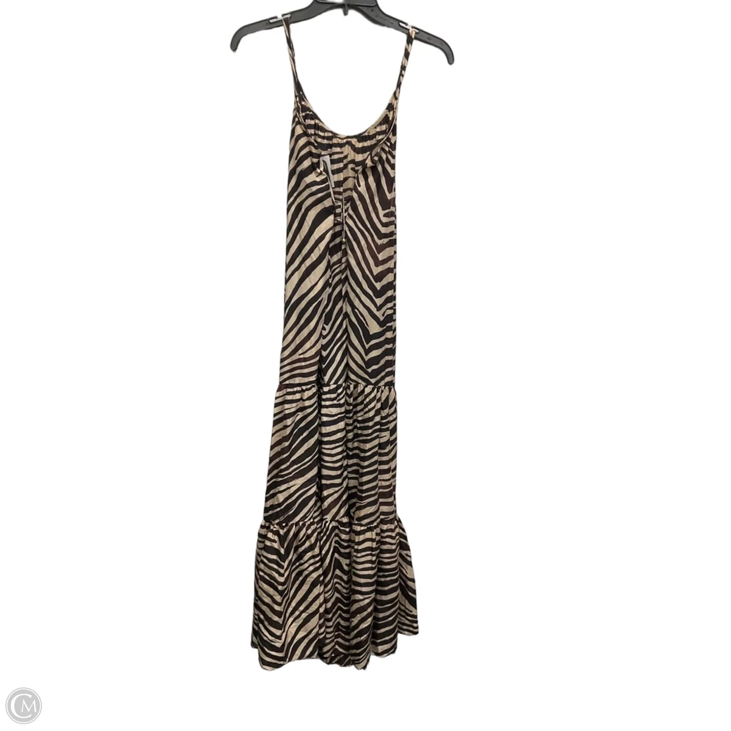 Dress Casual Maxi By Banana Republic In Brown, Size: M