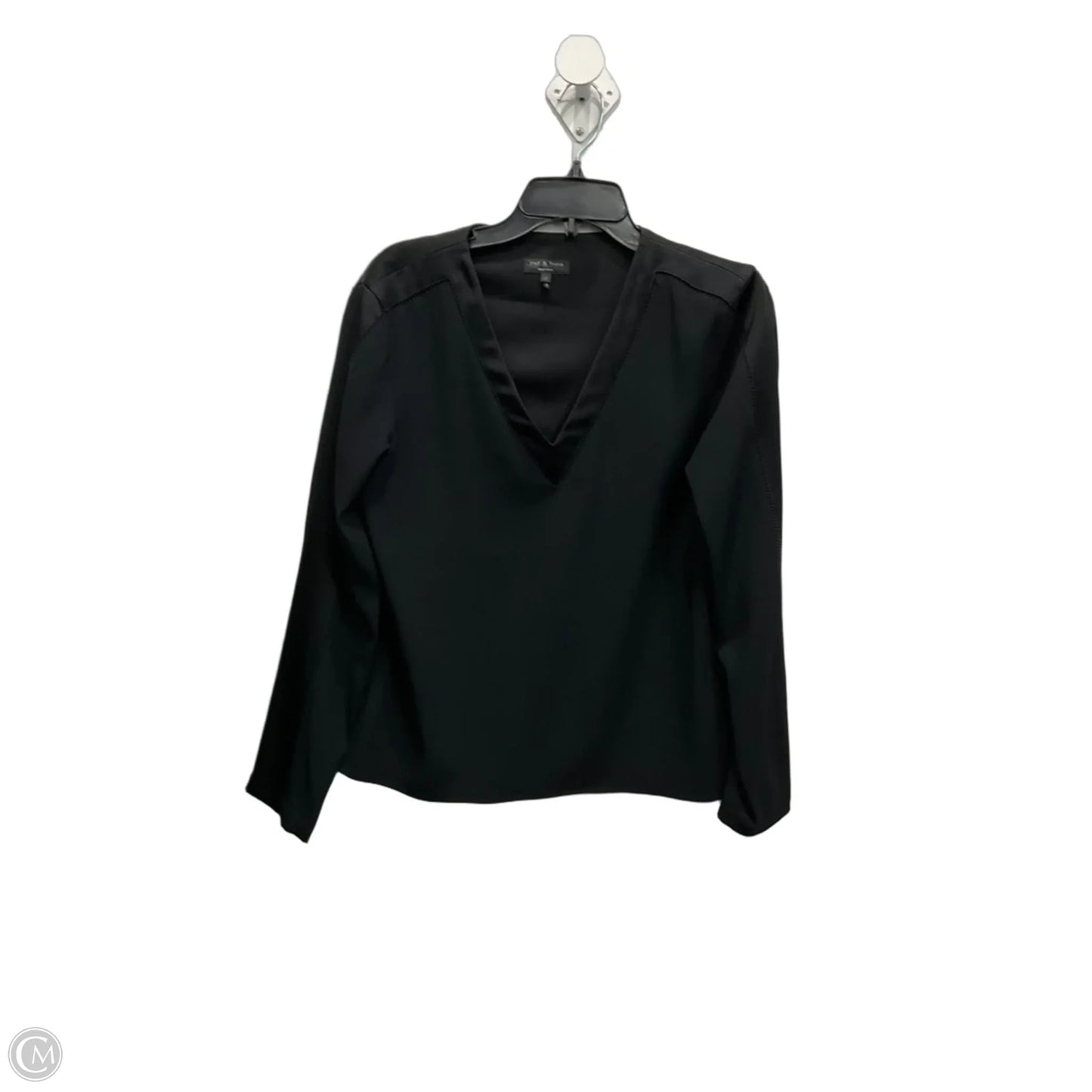 Top Long Sleeve By Rag And Bone In Black, Size: Xs