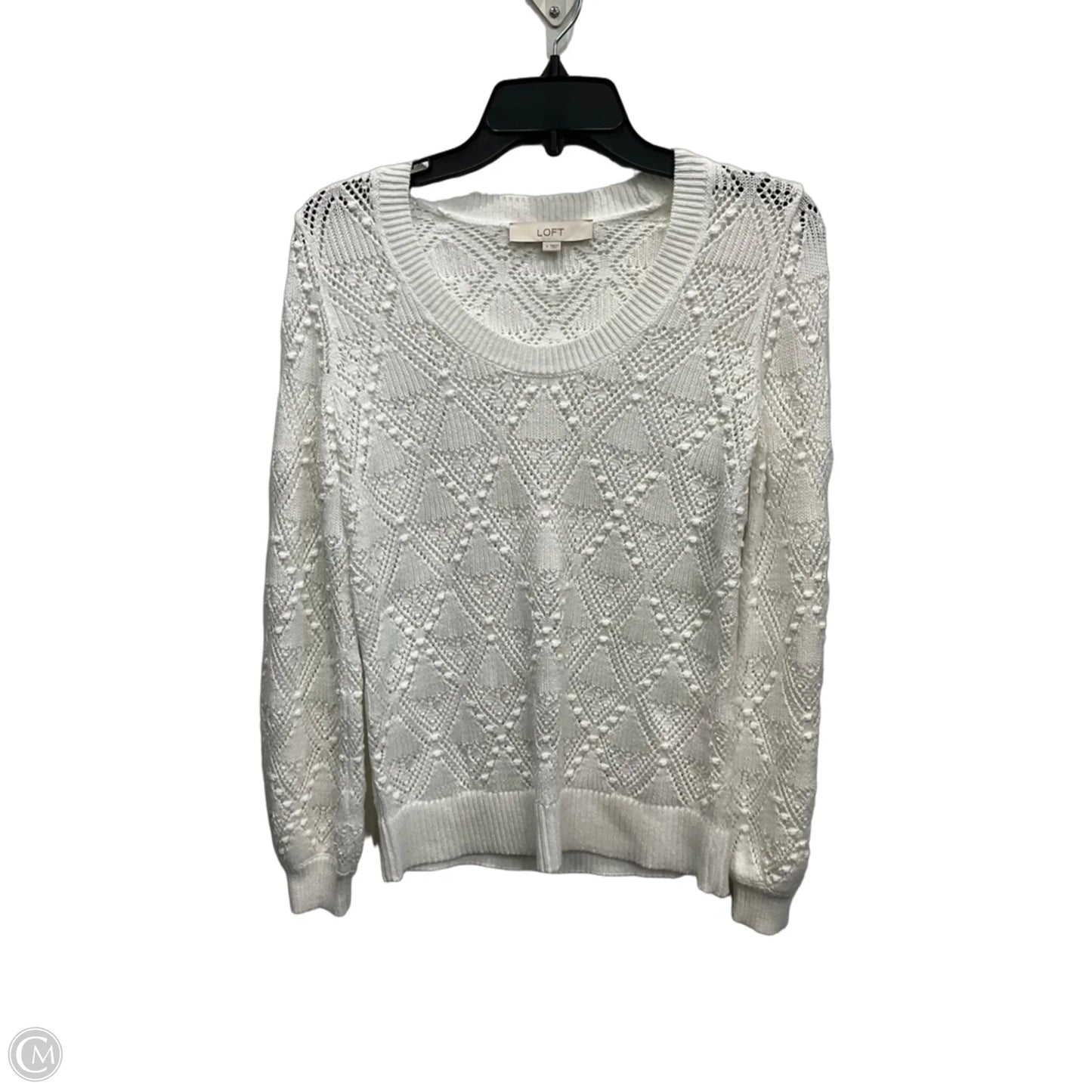 Sweater By Loft In White, Size: S