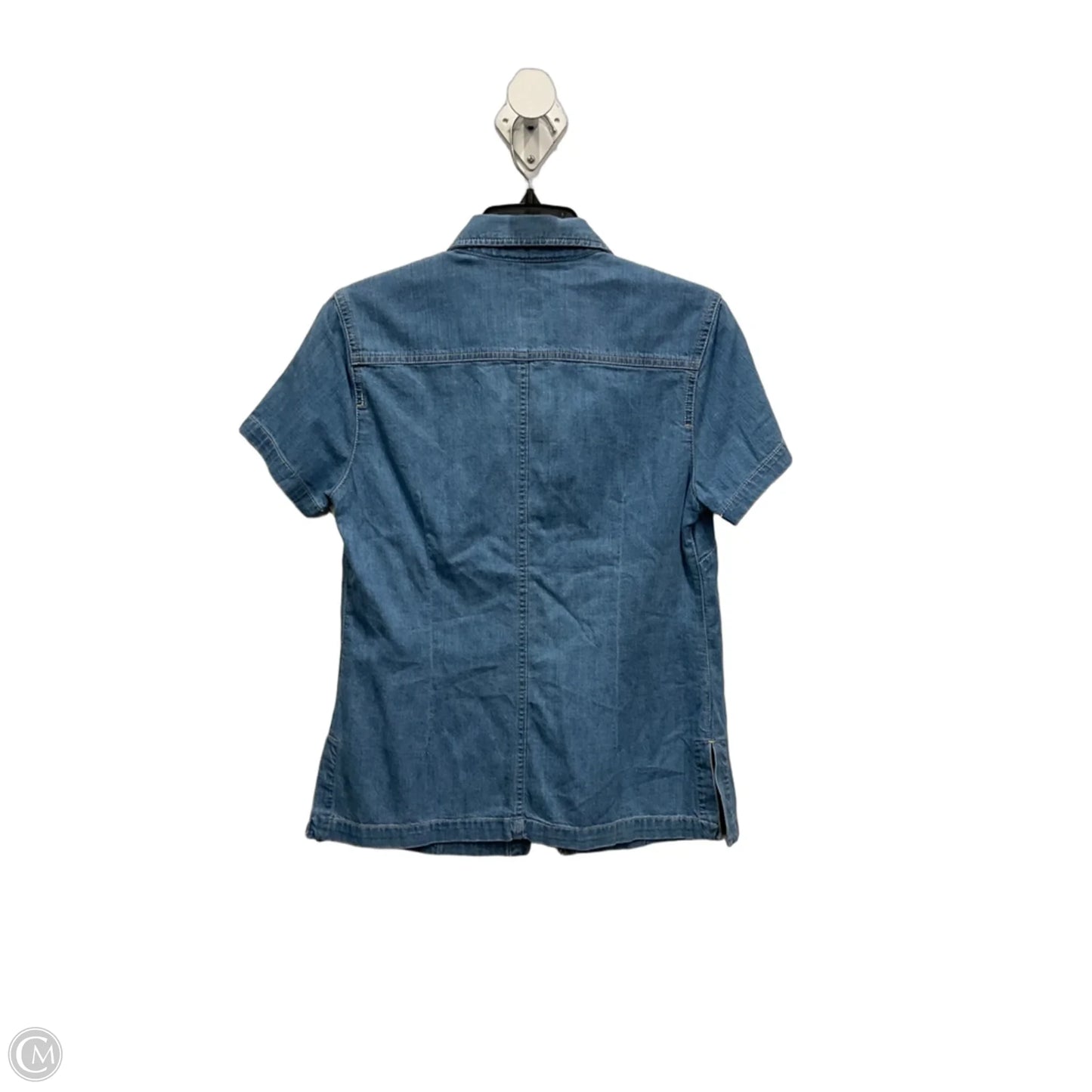 Top Short Sleeve By Gap In Blue, Size: M