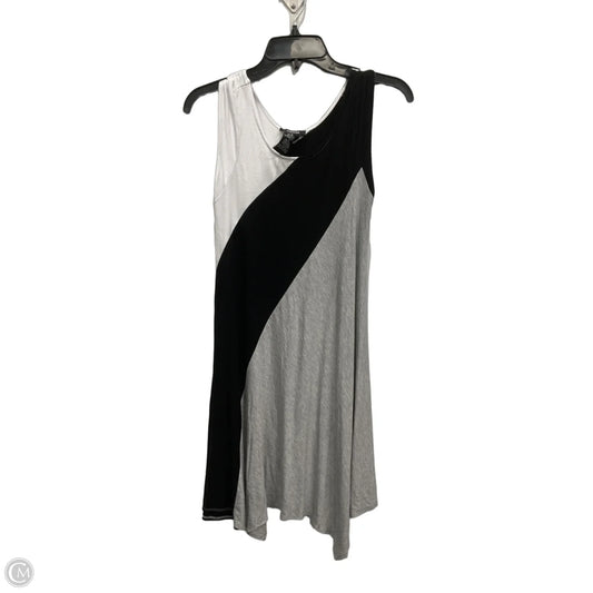 Dress Casual Midi By Premise In Black & Grey, Size: S