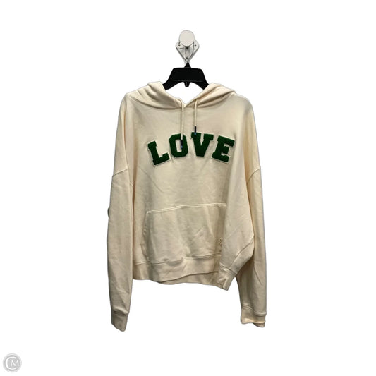Sweatshirt Designer By Tory Burch In White, Size: L