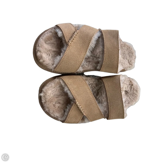 Sandals Designer By Ugg In Brown, Size: 8