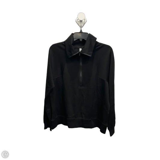 Athletic Jacket By Clothes Mentor In Black, Size: L